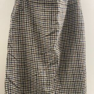 Jcrew houndstooth wool #2 pencil skirt